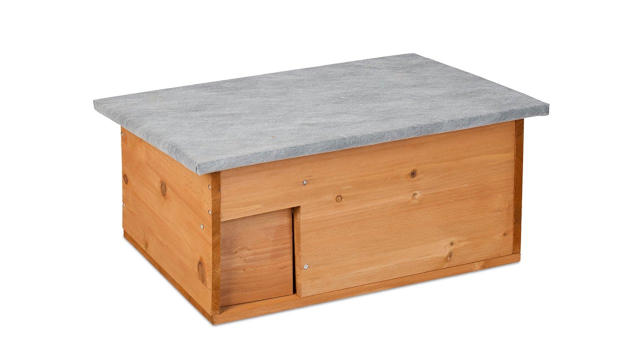 Casetta Per Ricci Relaxdays | Iglù In Rattan, Resistente Alle Intemperie | Rifugio Invernale Per Giardino - Foto 6