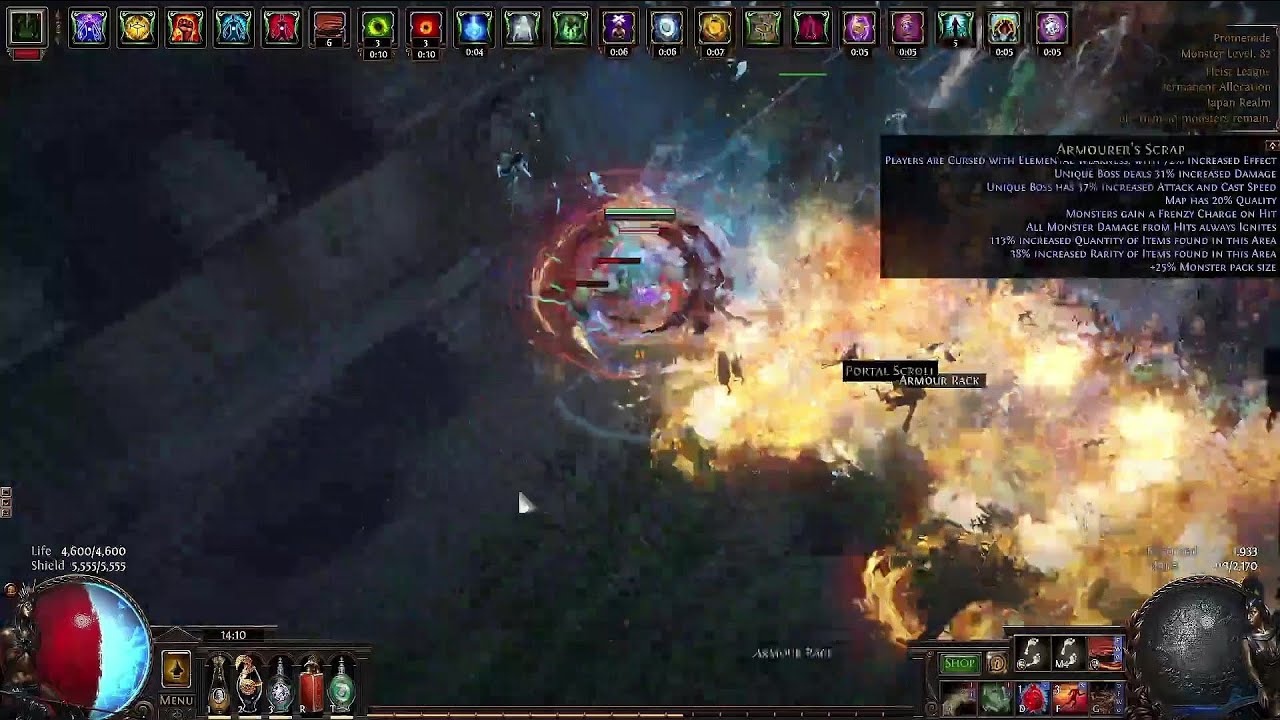 Path of Exile 3.12 Heist CwC Volatile Dead マッピング （Promenade）＋α - YouTube