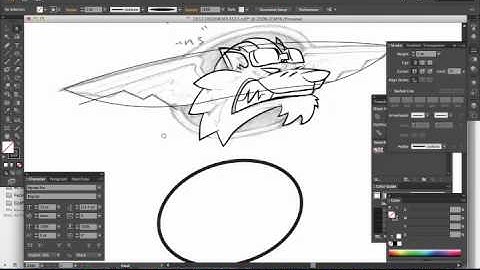 Digital Ink a Pencil Drawing