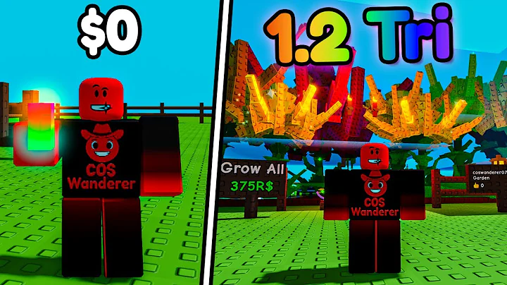 I Started with Only Ember Lily Seeds to Become a Trillionaire in Grow a Garden!