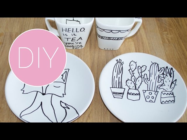 zwaard Benodigdheden Slang DIY porselein versieren - YouTube