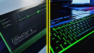 Razer Ornata V3 X Unboxing & Quick Review | Full Size RGB Keyboard Under $50? #razerkeyboard