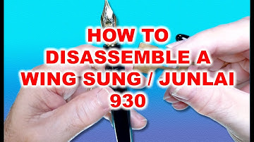 Inkquiring Minds Workbench Ep 48 - Wing Sung / Junlai 930 Disassembly