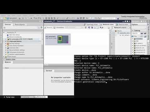 Siemens TIA Portal V19 code generation - First Test of TIA Openness
