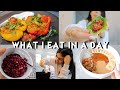 What I Eat In A Day | Couscous Lettuce Wraps, Stuffed Peppers +more! |