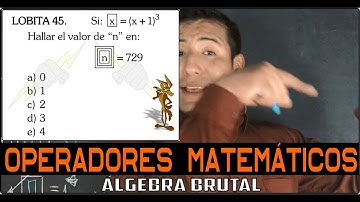 OPERADORES MATEMÁTICOS - RAZONAMIENTO MATEMÁTICO - Ejercicio # 3 - NUEVO 2021