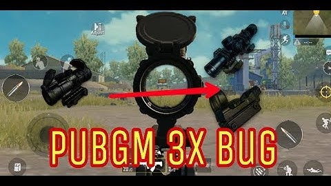 PUBG MOBILE 3x SCOPE GLITCH/BUG | CONVERT 3X INTO 15X or in ANY SCOPE