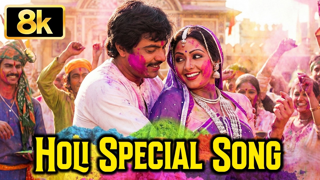 Bhagi Re Bhagi Brij Bala 🦚💖 8K Video Song | Asha Bhosle | Dharmendra, Hema Malini | Rajput