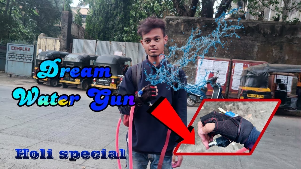 Dream water gun🔫/ Automatic pichkari🔫🔫/ बहोत मजेदार वाटर गन  #extremearmy #mrcrazyx #holispecial