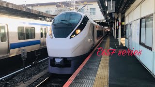 E657系K7編成 特急ひたち19号 仙台行き 上野駅発車