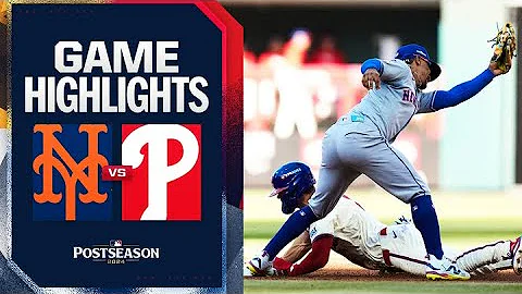 Mets vs. Phillies NLDS Game 2 Highlights (10/6/24) | MLB Highlights