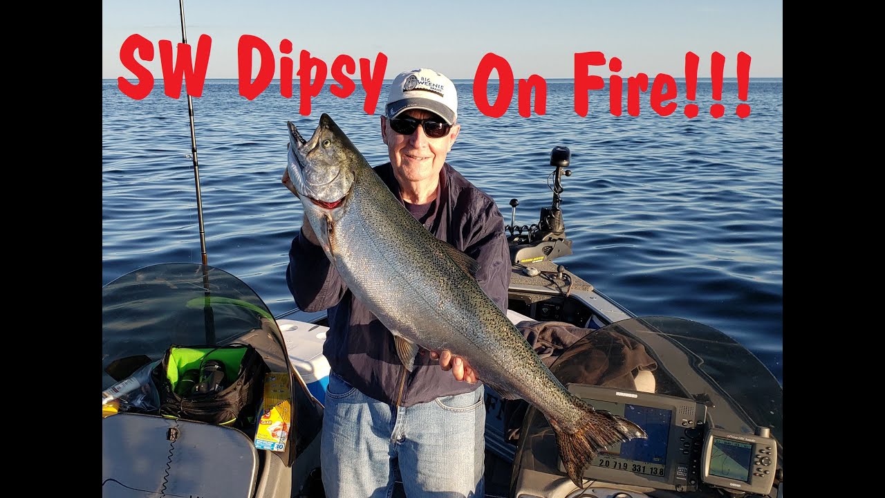 Salmon Fishing with Pops (2020) SW Dipsy Diver Getting it Done 