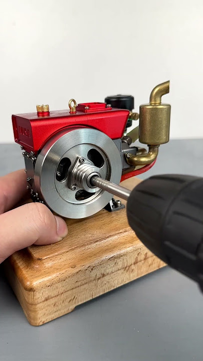1/8 2.6cc Mini Single-Cylinder Gas Powered Motor 4-Stroke Engine Model