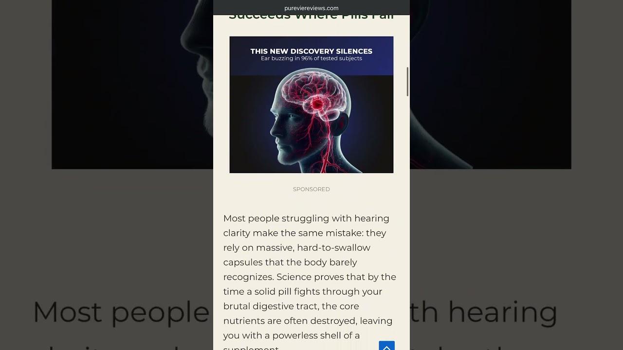 STOP EAR RINGING: The 2026 Breakthrough #tinnitusrelief #audifort #hearinghealth #supplements