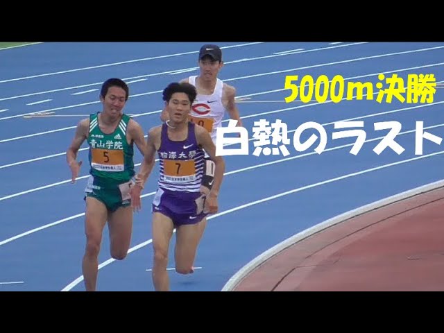 篠原倖太朗 中野翔太 男子5000ｍ決勝 日本学生個人陸上22 4 17 Youtube