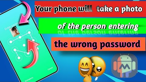 Your phone will take a photo if someone enter the wrong  password ll Macrodroid #Ag soomro
