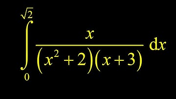 Partial fractions definite integral. One quadratic factor, one linear factor.
