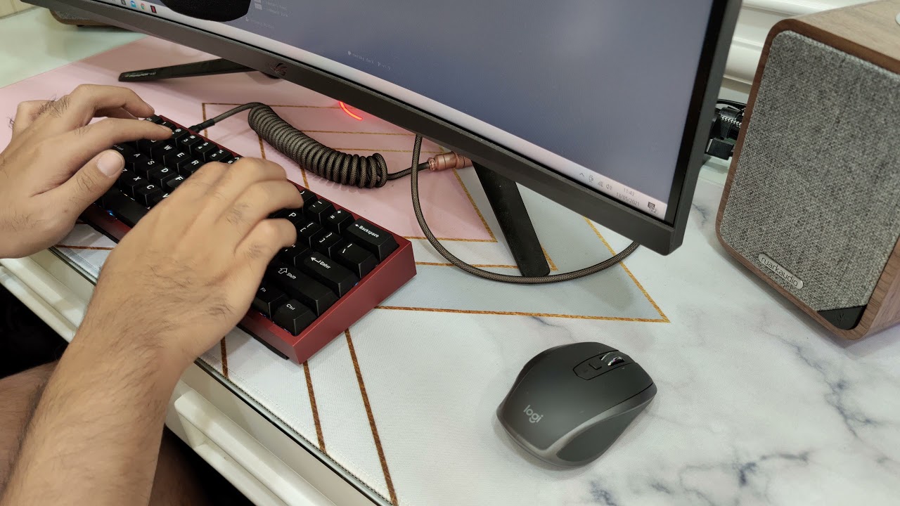 c3 Tangerine Switch With Uhmpwe Stem | Sound Test