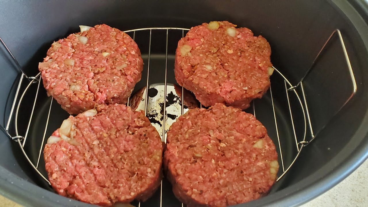 Presto Indoor Homeade Hickory Smoked Cheeseburgers Burger Press MEATER