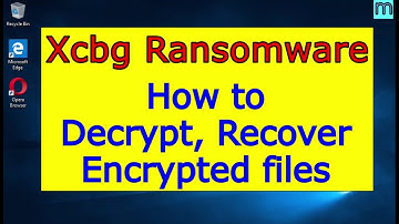 Xcbg virus (ransomware). How to decrypt .Xcbg files. Xcbg File Recovery Guide.