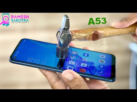 Oppo A53 Screen Scratch Test