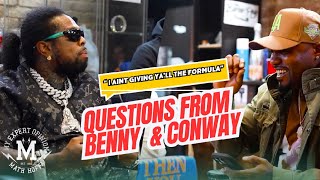 BENNY THE BUTCHER & CONWAY SURPRISE WEST SIDE GUNN W/ SOME QUESTIONS MID-CONVERSATION & SHOW LOVE!!!