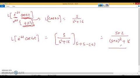 Laplace transforms 3 in 10 mins