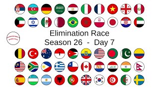 ELIMINATION LEAGUE COUNTRIES season 26 day 7