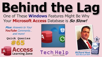 Een van deze Windows-functies kan de reden zijn waarom uw Microsoft Access-database traag is - QQ...