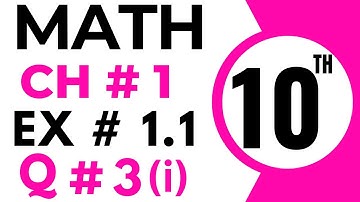 Exercise 1.1 Chapter 1 | 10th Class Math | Question 3 Part 1 | Class 10 Maths