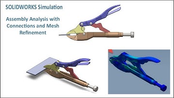 Solidworks Assembly Analysis | Solidworks Simulation tutorial