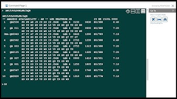 Amadeus PNR Creation Steps