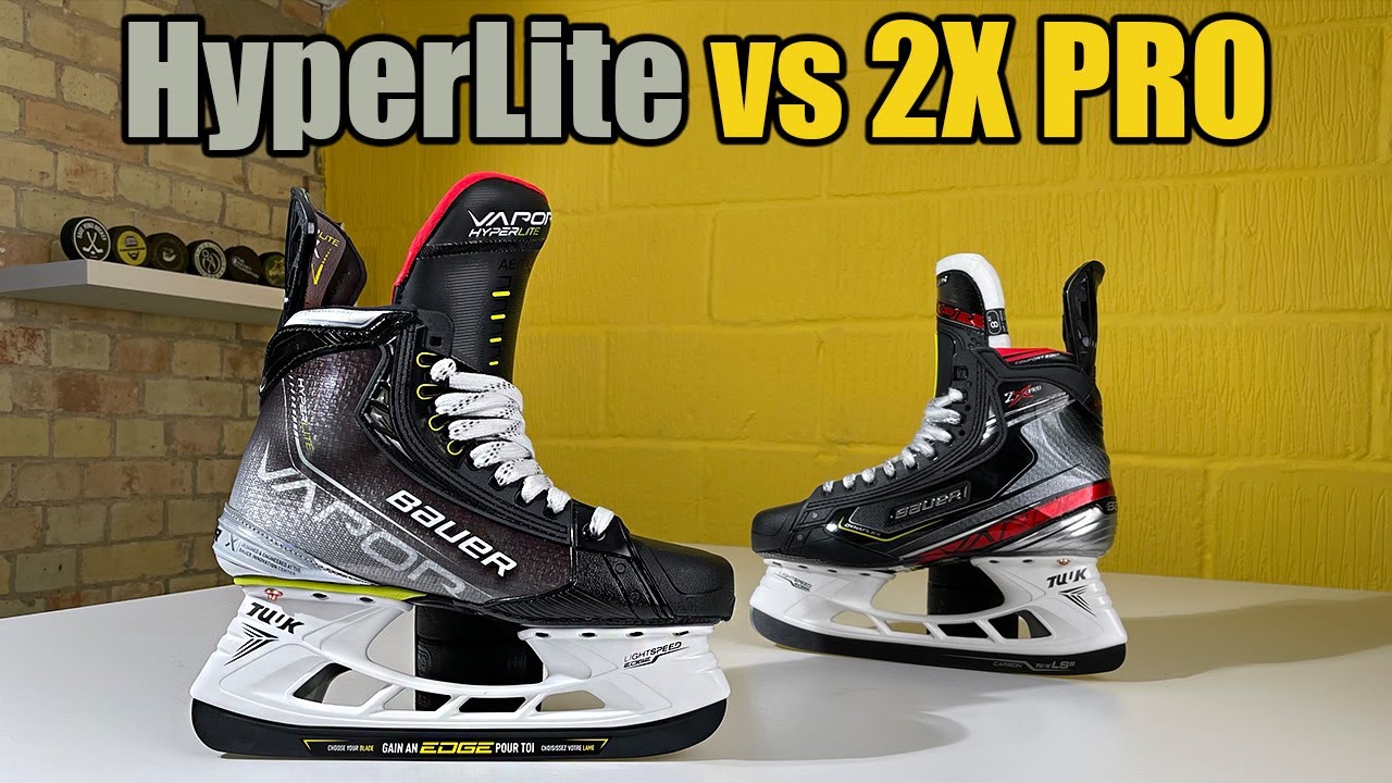 Bauer Vapor HyperLite vs 2X Pro Hockey skates Everything you need to