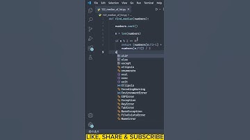Find the median of a list in python