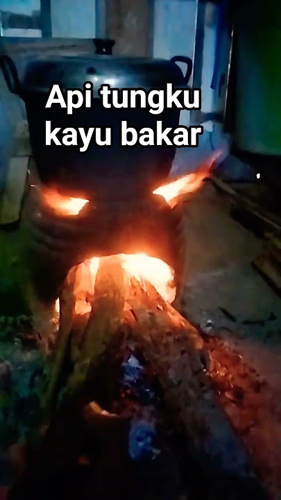 Aktifitas dapur ndeso masak air di tungku kayu bakar guyss#shortsviral