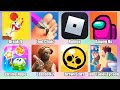 Among Us,Brawl Stars,Standoff 2,Roblox,Break It,Idle Toilet Tycoon,Foot Clinic,Роблокс,Бравл Старс