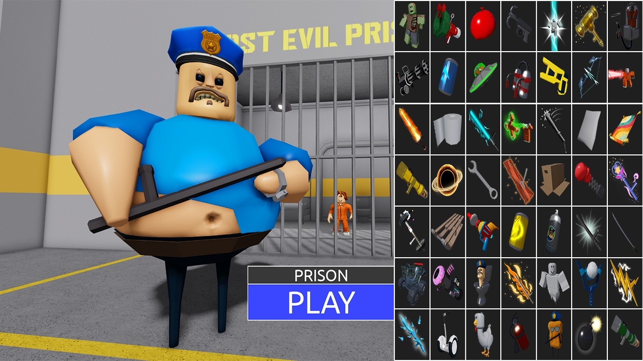 All Items Unlocked BARRY'S PRISON RUN OBBY ZOMBIE MODE 2026 - Roblox Update All Morphs Gameplay 2026
