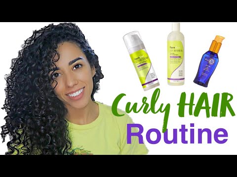 Curly Hair Routine Refreshing My Curls Latina Youtube