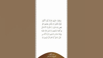 تلاوة في دقيقة | سورة الطور | الآيات من ٢٤ إلى ٢٨ | الشيخ عبدالله بصفر