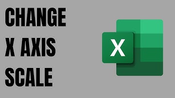 How to Change X axis scale in Excel