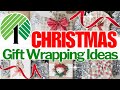 BRILLIANT 🤯 Dollar Tree DIY Gift Wrapping IDEAS! How to Wrap Christmas Gifts
