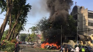 インドネシア自爆攻撃　容疑者6人は同じ家族