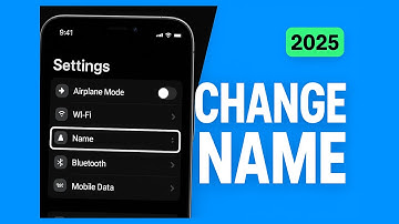 How to Change Name on iPhone (iOS 18/2025) - Rename Device name and iCloud Name both