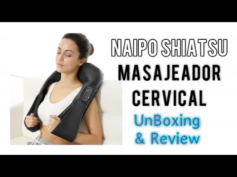 NAIPO Shiatsu Masajeador Cervical, Masaje de cuello y hombros