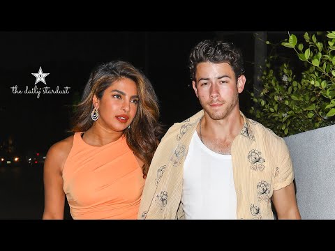 Priyanka Chopra & Nick Jonas Almost Crash Their Car While Departing Dinner In Los Angeles
