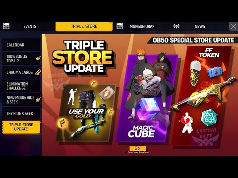 FFコラボ スピンダウンライフカウンター プレリ Gift Bundle セット Ob50 Triple Store Update (Confirm)🤯💥 | Angelic Pant Return