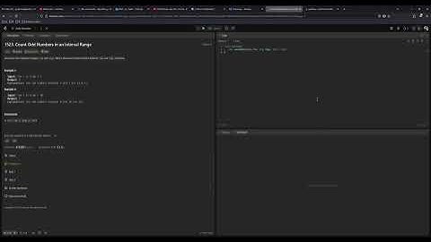 Leetcode 1523  Count Odd Numbers in an Interval Range