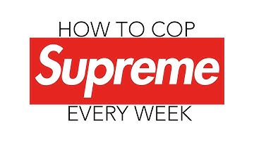 HOW TO COP SUPREME ONLINE EVERY WEEK 2018 - LIVE COP*