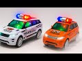 EPIC RC Car Unboxing &ndash; 3D Lights Police Car, Sightseeing Bus, Taxi & Pitbull | ASMR Video