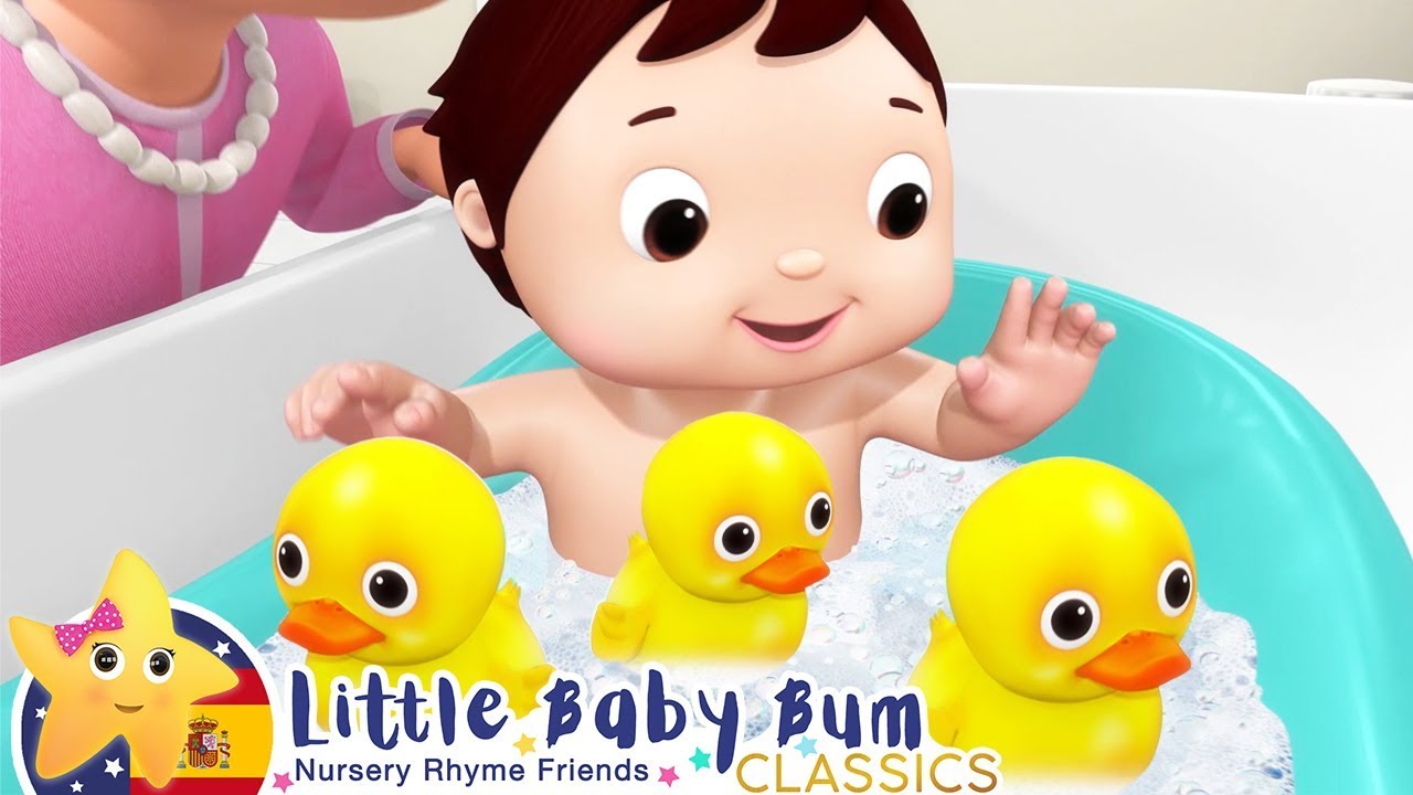 Canciones Infantiles, Canción del Baño con Patitos, Dibujos Animados